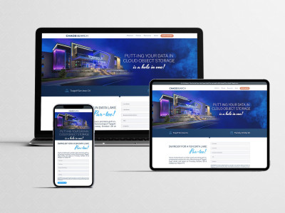 Landing page design for ChaosSearch