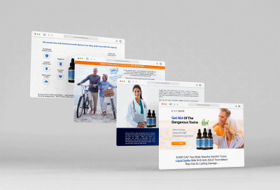 Landing page for Liquid Zeolite